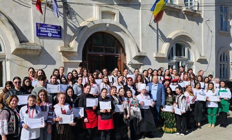 Concursul Național Culinariada, etapa județeană, organizat de către Liceul Tehnologic Alexandru Vlahuță Șendriceni