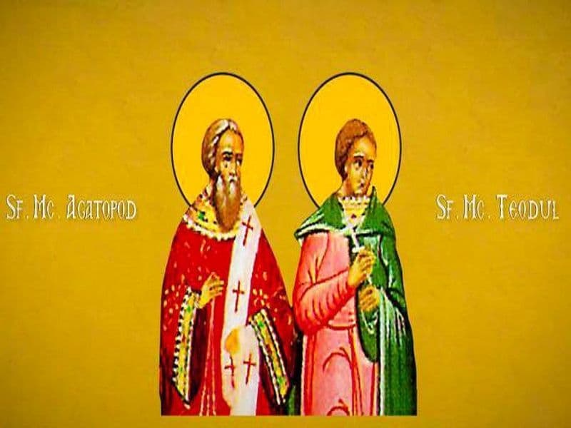 SINAXAR – 5 Aprilie – Sf. Mc. Victorin şi cei împreună cu el; Sf. Mc. Teodul şi Agatopod