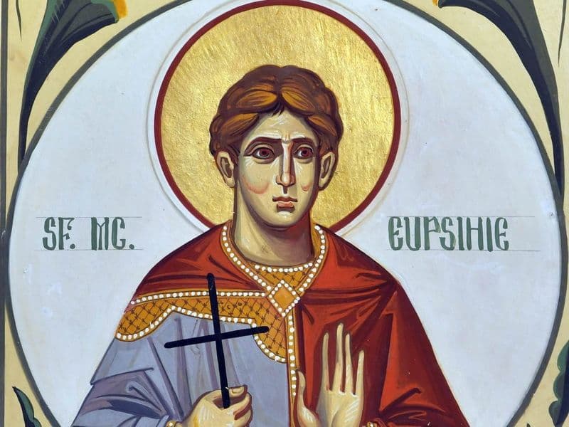 SINAXAR – 9 Aprilie – Sfântul Mucenic Eupsihie; Sfântul Cuvios Vadim