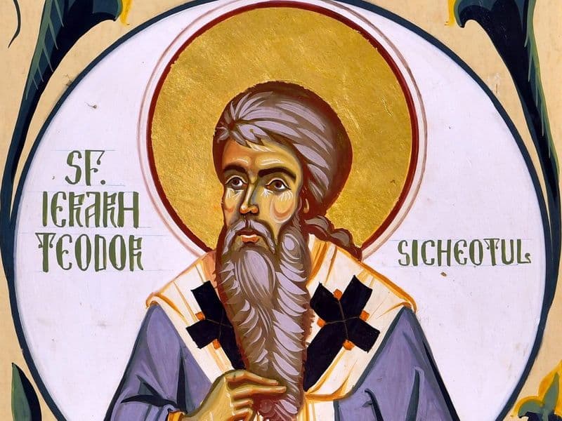SINAXAR – 22 Aprilie – Sfântul Ierarh Teodor Sicheotul, Episcopul Anastasiopolei