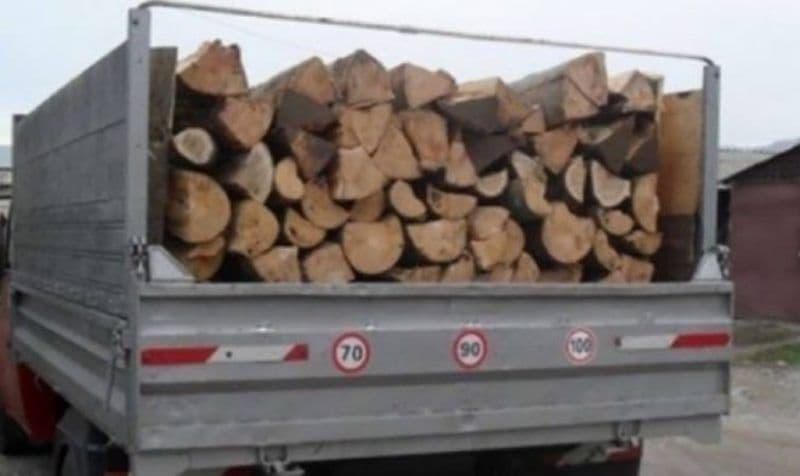 Material lemnos confiscat de polițiști la Șendriceni