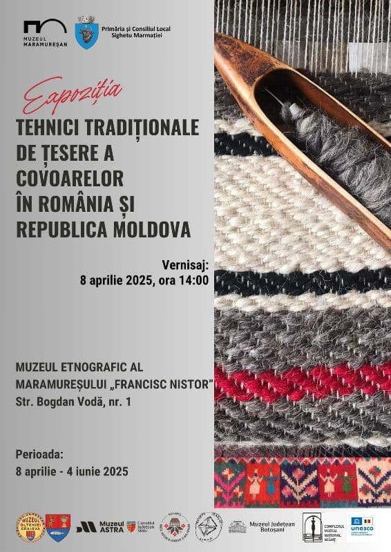 Muzeul Județean Botoșani participant la vernisajul expoziției „Tehnici tradiționale de realizare a covoarelor în România și Republica Moldova”