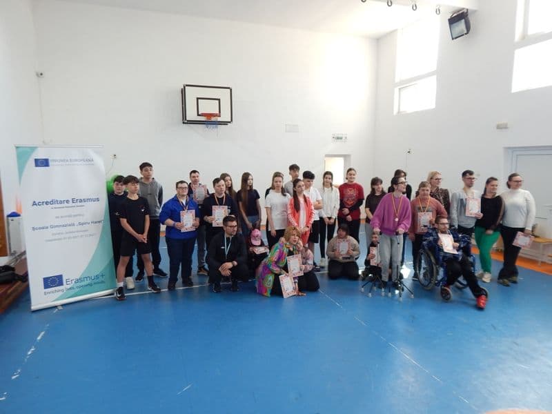 Sport în armonie și diversitate! O zi de bucurie la Școala Gimnazială „Spiru Haret” Dorohoi - FOTO