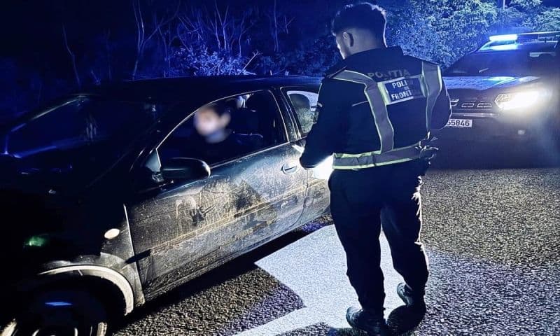 Tânăr fără permis descoperit în trafic de polițiștii de frontieră botoșăneni