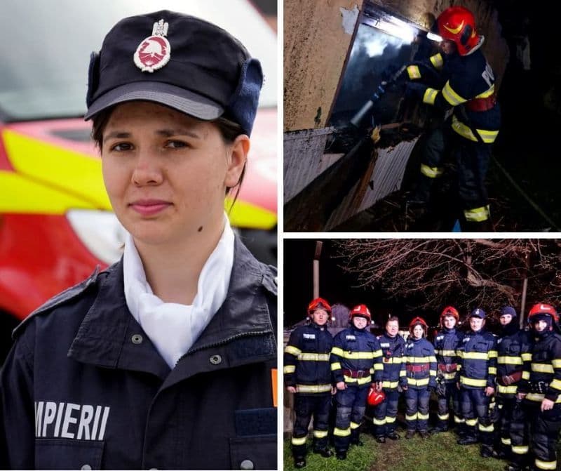 Trăirile unei tinere aflată în practică la Detașamentul de Pompieri Dorohoi, la primul incendiu