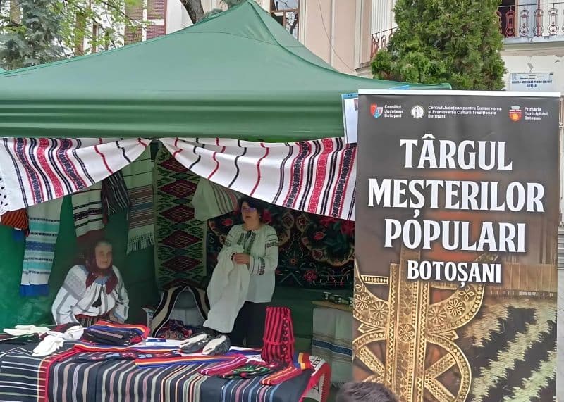 Tradiții vii la Târgul Meșterilor Populari de la Botoșani: Ibăneștiul – mereu prezent, mereu autentic