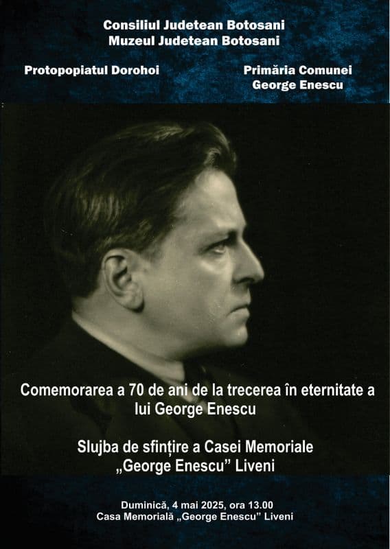 Comemorarea a 70 de ani de la trecerea în eternitate a lui George Enescu