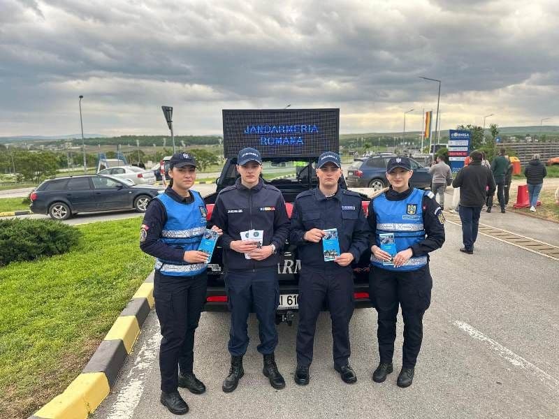 „Alege un viitor sigur în echipa noastră!”, activitate desfășurată de jandarmi la Botoșani