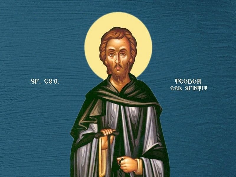 SINAXAR – 16 Mai – Sf. Cuv. Teodor cel Sfinţit; Sf. Cuv. Sila, Paisie şi Natan de la Sihăstria Putnei