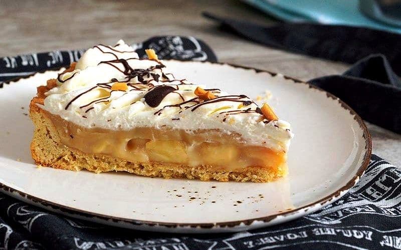 Prăjitură cu banane și caramel