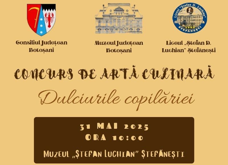 Concursul de Artă Culinară „Dulciurile copilăriei”