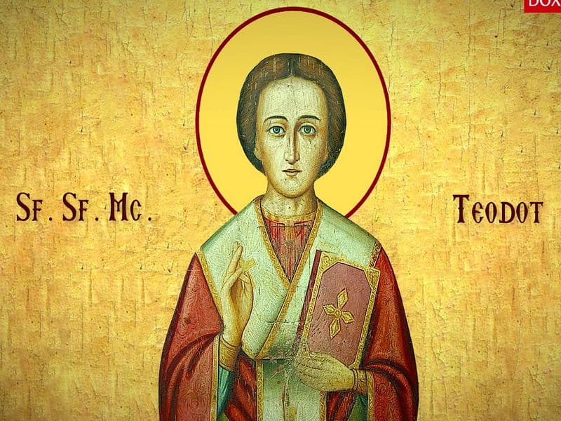 SINAXAR – 7 Iunie – Sf. Sfinţit Mc. Teodot, Episcopul Ancirei; Sf. Mc. Zenaida