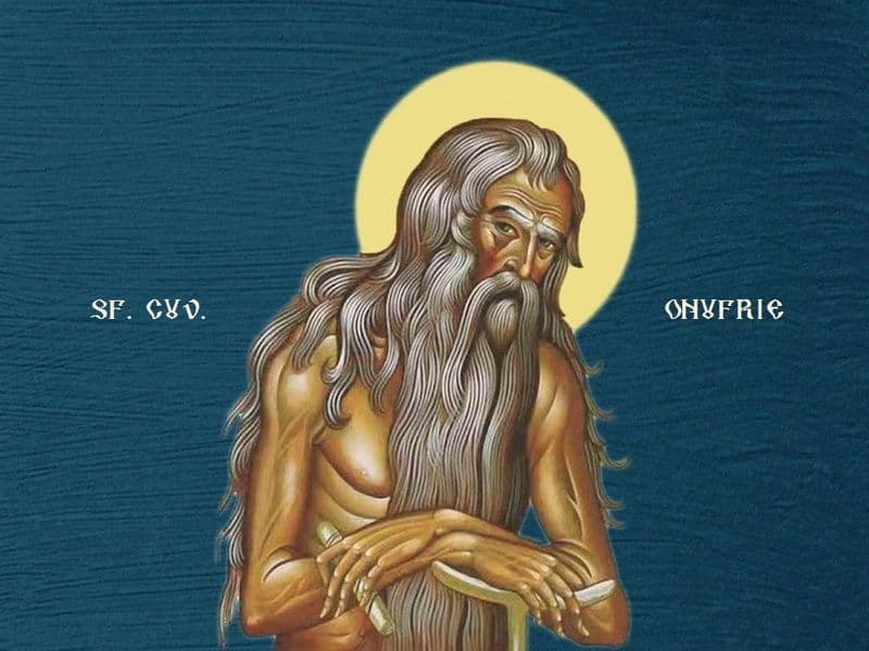 SINAXAR – 12 Iunie – Sfinţii Cuvioşi Onufrie cel Mare şi Petru Athonitul