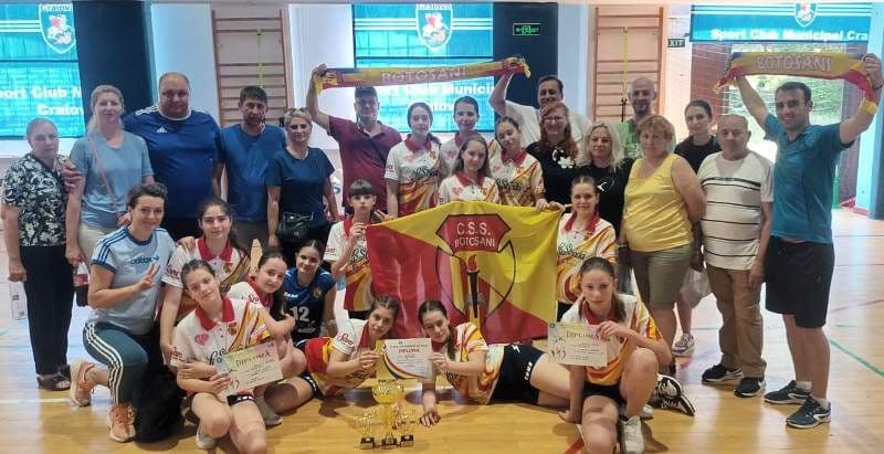 Final de sezon competiţional pentru voleiul botoşănean cu o medalie de bronz