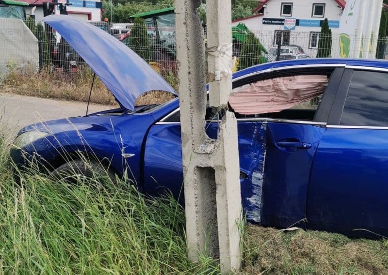 Copil de 4 ani rănit în urma unui accident rutier produs la ieșirea din Botoșani
