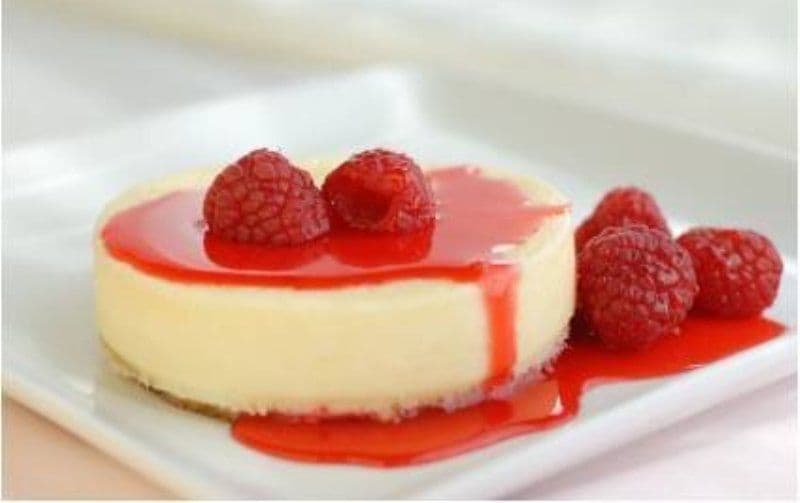 Cheesecake cu zmeură