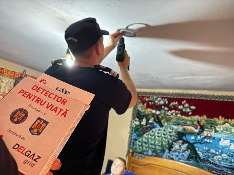 Botoșani: 500 de detectoare instalate. 500 de locuințe mai sigure