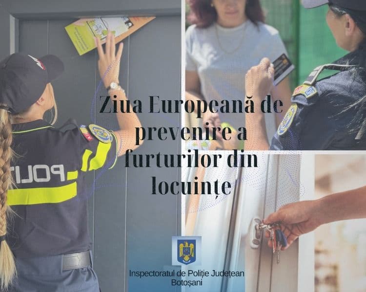 Ziua europeană de prevenire a furturilor din locuințe