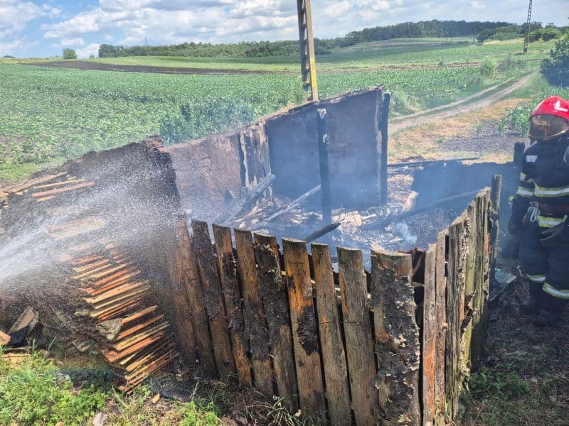Două incendii izbucnite din cauza neglijenței. Pompierii botoșăneni au intervenit pentru stingere