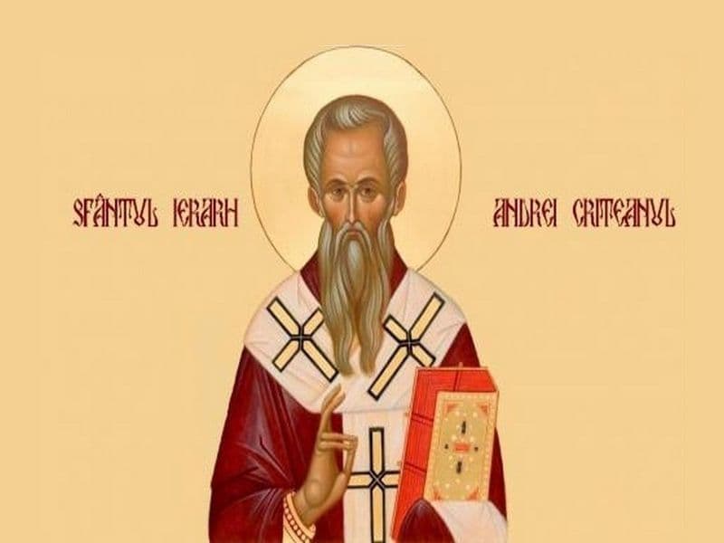 SINAXAR – 4 Iulie – Sf. Ier. Andrei, Arhiepiscopul Cretei; Sf. Cuv. Marta