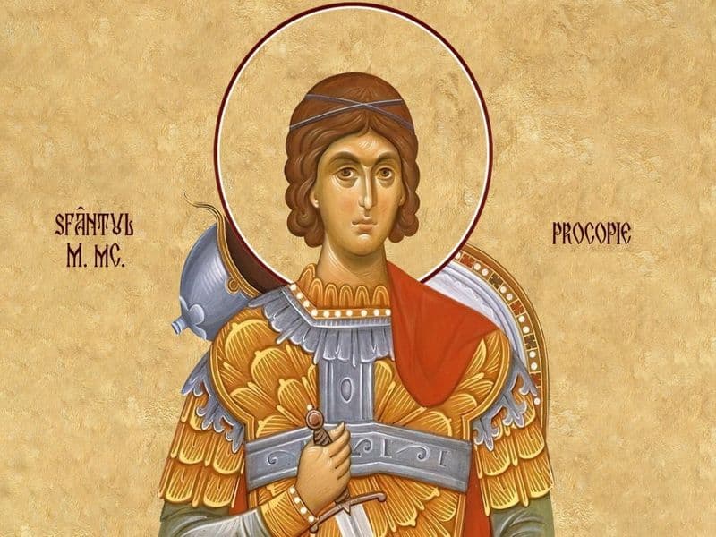 SINAXAR – 8 Iulie – Sfântul Mare Mucenic Procopie; Sfinţii Mucenici Epictet preotul şi Astion monahul