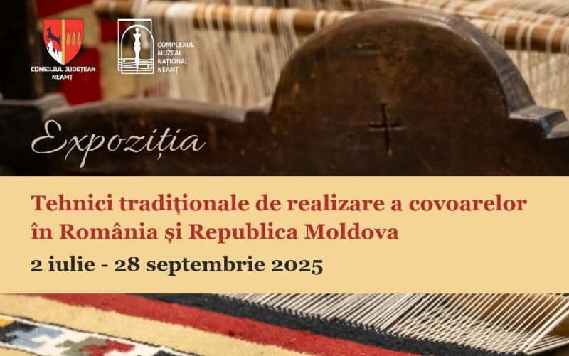 Participarea Muzeului Județean Botoșani la Expoziția itinerantă „Tehnici tradiționale de realizare a scoarțelor în România și Republica Moldova”