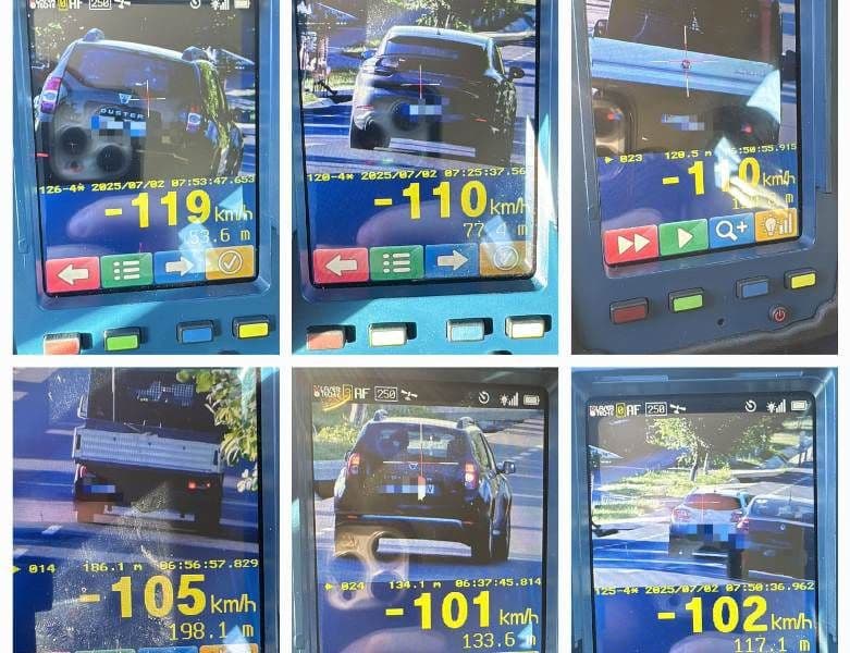 Acțiune ”BLITZ” a polițiștilor din Flămânzi. 11 șoferi au rămas fără permis pentru că au depășit viteza legală