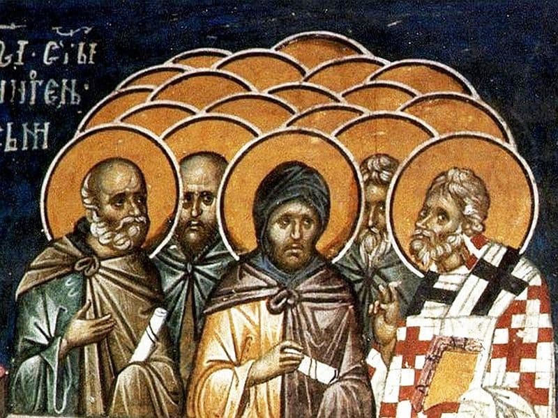SINAXAR – 16 Iulie – Sf. Sfinţit Mc. Atinoghen cu cei 10 ucenici ai lui; Sf. Mc. Iulia