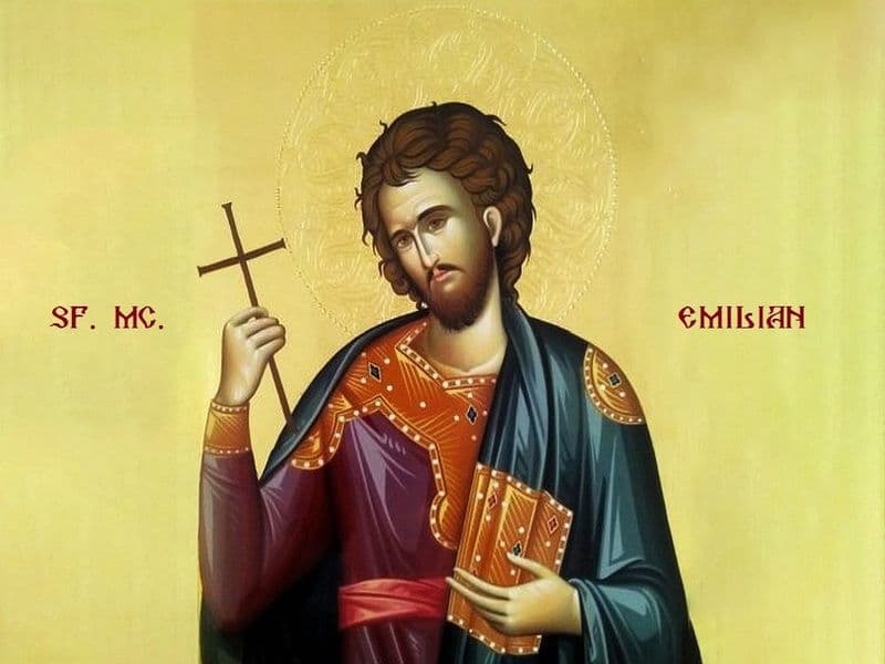 SINAXAR – 18 Iulie – Sf. Mc. Emilian de la Durostorum; Sf. Cuv. Pamvo