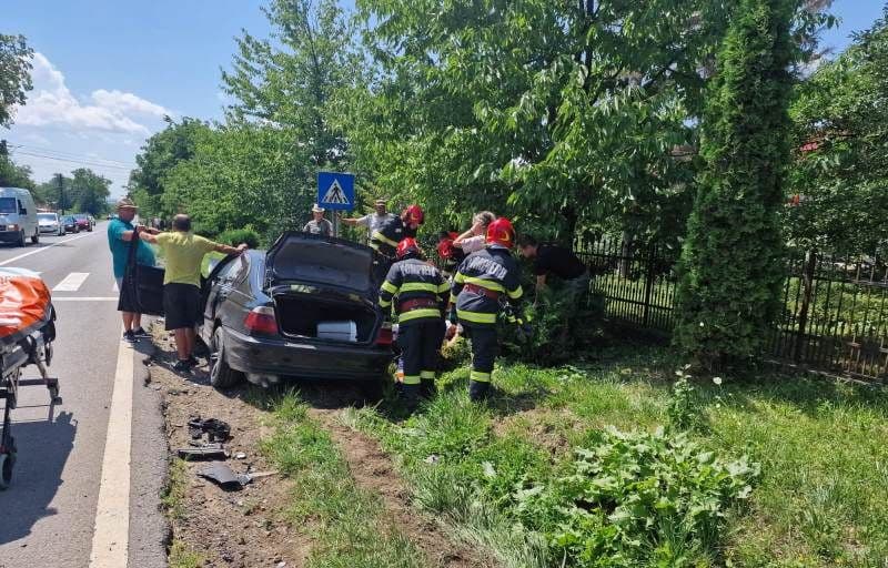 ACCIDENT cu patru victime la Dragalina - FOTO