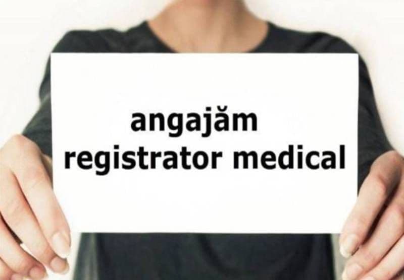 Spitalul Municipal Dorohoi angajează registrator medical
