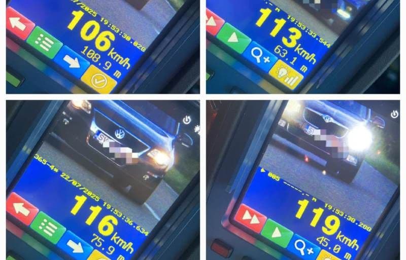 Acțiune pentru prevenirea accidentelor rutiere produse pe fondul vitezei excesive. 24 de permise de conducere reținute 