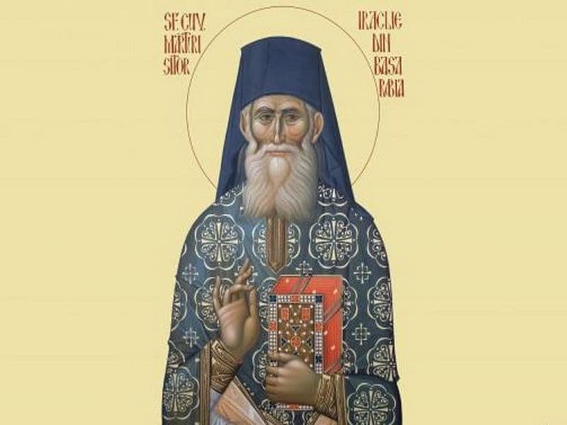 SINAXAR – 3 August – Sfântul Cuvios Mărturisitor Iraclie din Basarabia