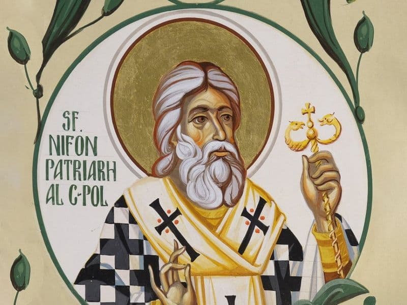 SINAXAR – 11 August – Sf. Ier. Nifon, patriarhul Constantinopolului; Sf. Mc. Evplu arhidiaconul