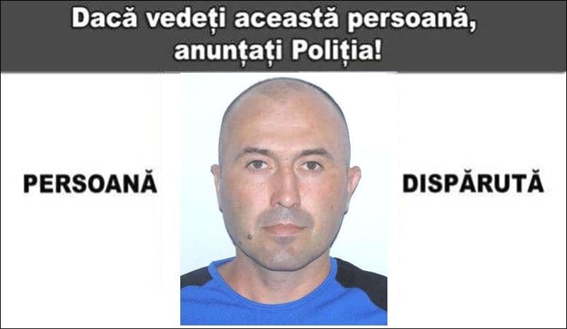 Bărbat dat dispărut după ce a plecat din Franța către Suceava dar nu s-a mai putut lua legătura cu el