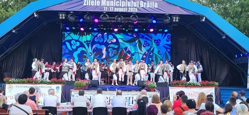 Ansamblul „Mugurelul-Mărgineanca” a câștigat trofeul Festivalului Internațional „Lină Chiralină” de la Brăila, 2025
