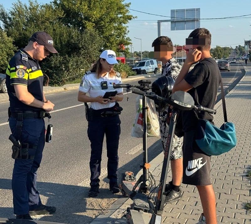 Acțiune pentru prevenirea și combaterea accidentelor rutiere susținută de polițiști la Flămânzi