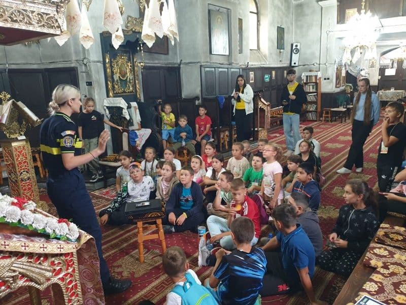 „Tabăra prieteniei” organizată de Școala Gimnazială nr. 1 Dimăcheni și Biserica „Adormirea Maicii Domnului”