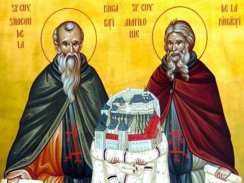 SINAXAR – 7 Septembrie – Sf. Cuv. Simeon şi Amfilohie de la Pângăraţi; Sf. Mc. Sozont