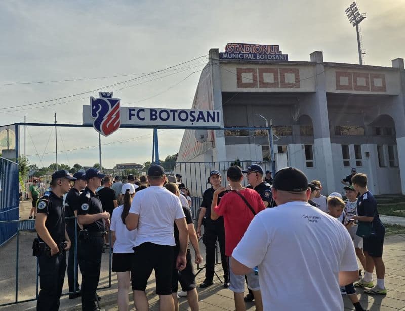 Măsuri de ordine publică pentru meciul de fotbal dintre FC Botoșani și Universitatea Craiova
