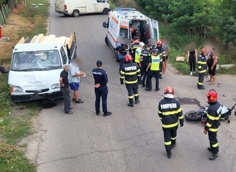 Adolescent de 17 ani ajuns la spital în urma unui accident