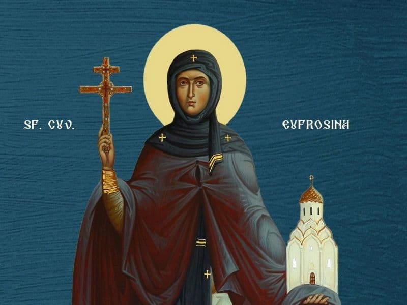 SINAXAR – 25 Septembrie – Sf. Cuv. Eufrosina; Sf. Cuv. Pafnutie Egipteanul