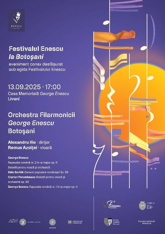 Concert al Orchestrei Filarmonicii „George Enescu” Botoșani la Liveni