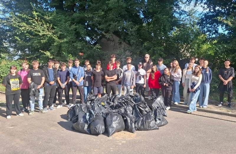 Activitate de ecologizare desfășurată de Colegiul Național „Grigore Ghica” Dorohoi - FOTO