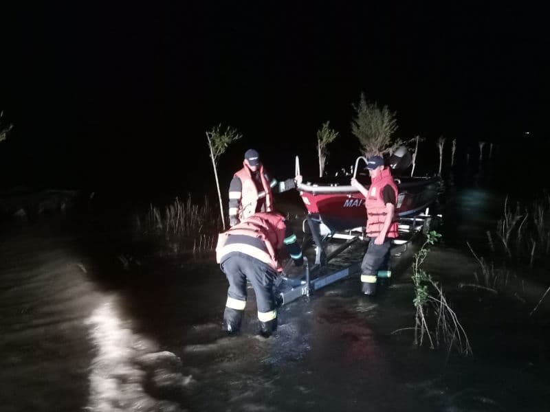 Misiune de salvare pe lacul de acumulare Stânca – Costești