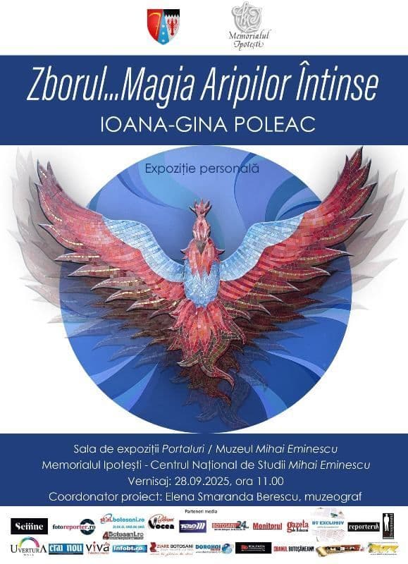 Expoziția „Zborul...Magia Aripilor Întinse” găzduită de Memorialul Ipotești
