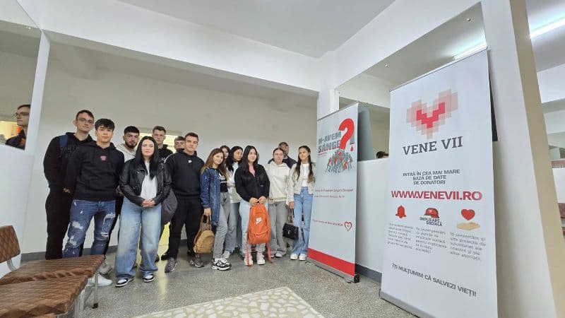 O nouă campanie de donare de sânge a Protopopiatului Dorohoi la Centrul de Transfuzii Botoșani