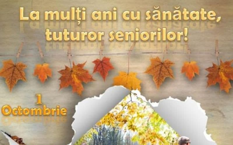 1 Octombrie – Ziua Internațională a Persoanelor Vârstnice