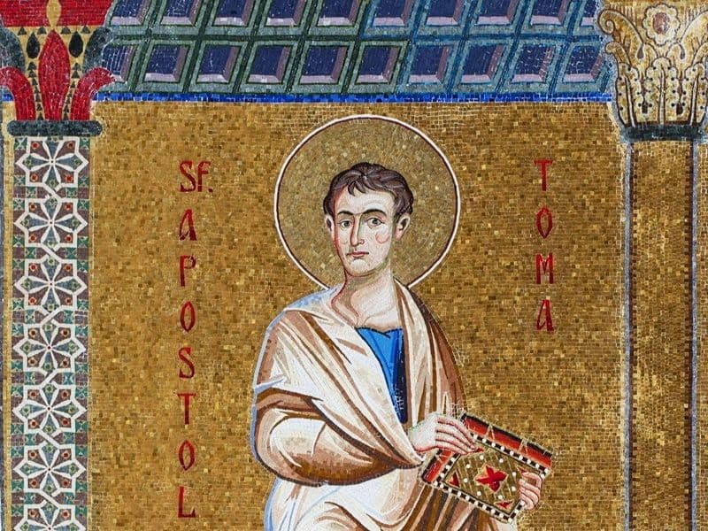 SINAXAR – 6 Octombrie – Sfântul Apostol Toma; Sf. Mc. Erotiida