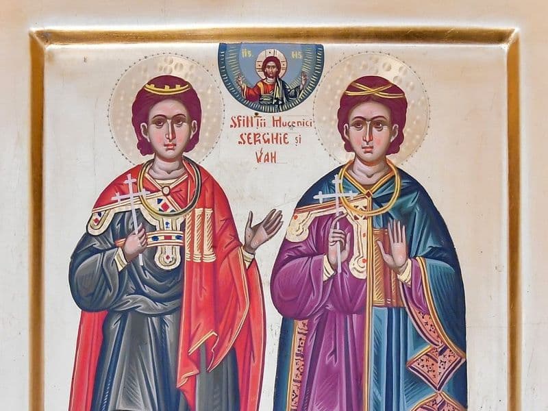 SINAXAR – 7 Octombrie – Sfinţii Mari Mucenici Serghie şi Vah